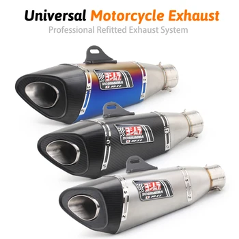 

60-51mm Universal motorcycle exhaust muffler Yoshimura R11 escape moto DB killer for SUZUKI GSXR1000 R6 R3 CBR750 ZX6R ZX10R ER6