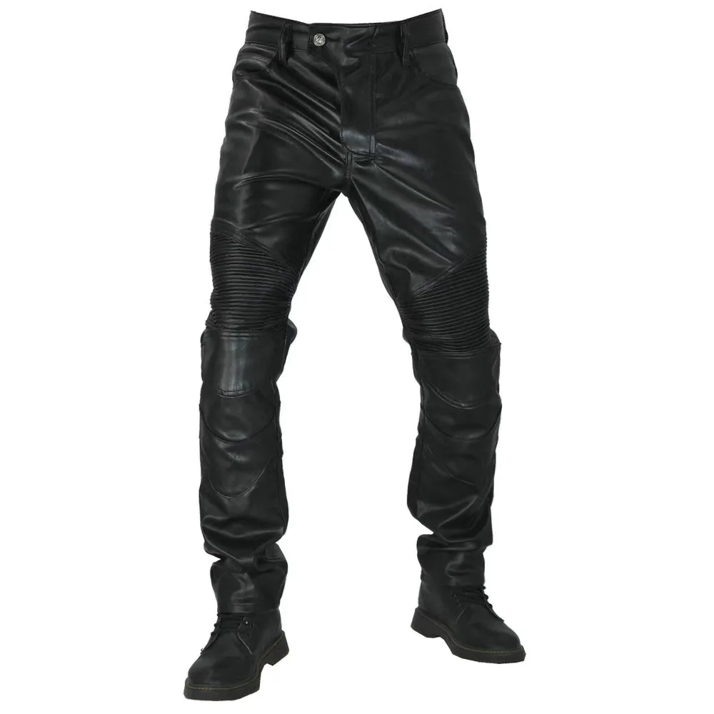 PU leather motorcycel protector jeans 3