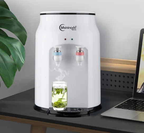 Desktop refrigeration heating home dormitory students desktop office vertical small water dispenser J03