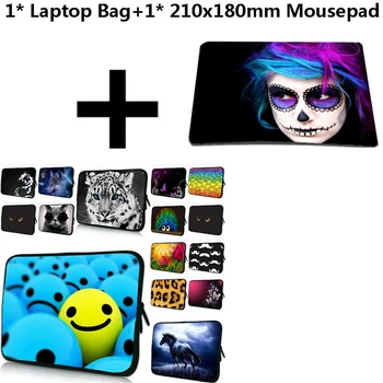 

Sleeve 17 15 13 12 14 17.3 Laptop Bag With 210x180mm Mousepad For Asus e-Book Xiaomi iPad Mini 2 3 4 5 7.9 10.2 10.1 Tablet Case