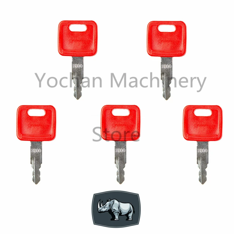 5 Pcs H800 Ignition Key For John Deere JD Hitachi Case New Holland NH Excavator Loader Heavy Equipment | Автомобили и мотоциклы