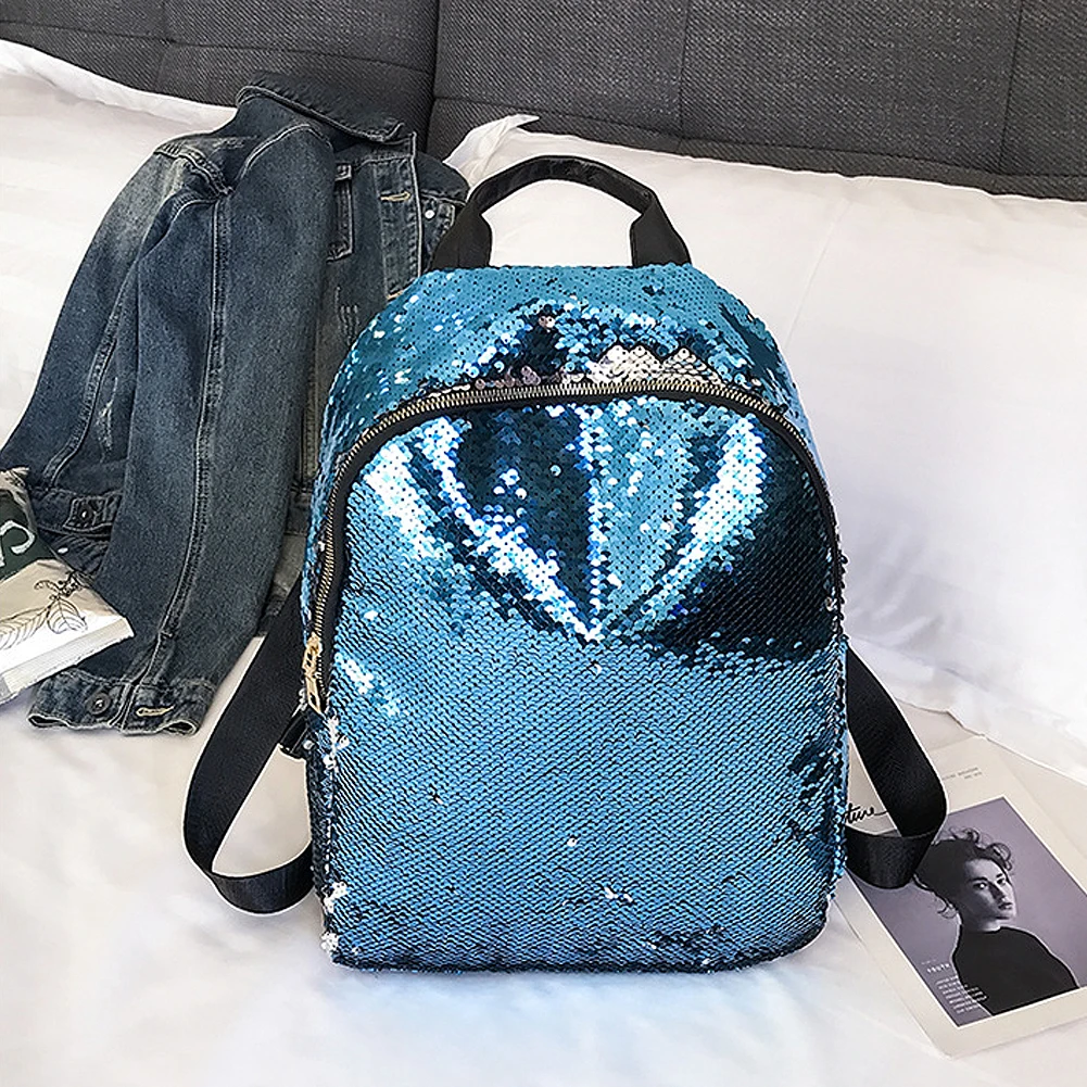 Новое поступление, женский рюкзак с блестками для девочек, Школьный Рюкзак Для Путешествий, сумка через плечо