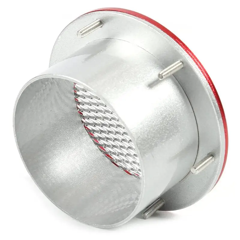 Metal Air Duct Grille Racing Front Bumper Vent Inlet for Cold Air Intake Universal Car Racing Grille Bumper Vent Inlet Air Duct