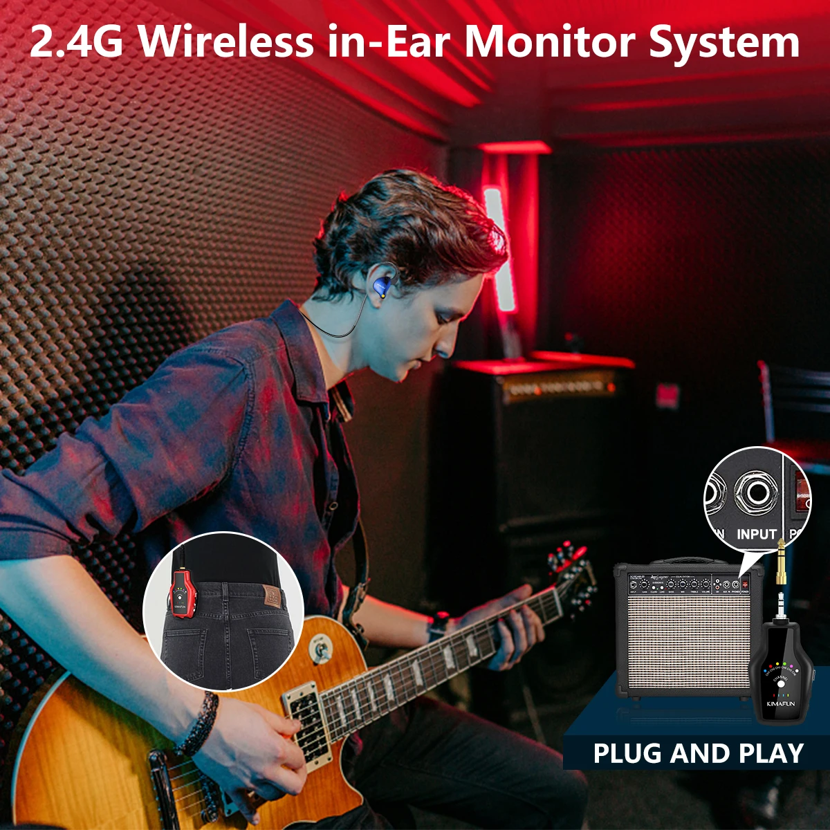 In Ear Monitor Wireless System Channels Transmitter And