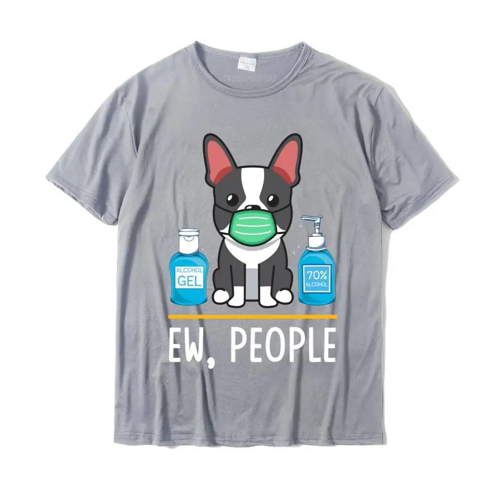 Custom Group Geek Short Sleeve Labor Day Tops Shirts New Design Round Neck Pure Cotton Tee Shirts Men Tshirts Wholesale Boston Terrier Dog Face Mask Hand Sanitizer Funny Ew People Long Sleeve T-Shirt__MZ22428 grey