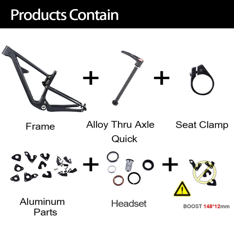 Полный комплект велосипедной подвески рама 29er BSA; углерод, волокно, рама для горного велосипеда 142*12 мм 150 мм, рама для велосипеда для путешествий 148*12 мм