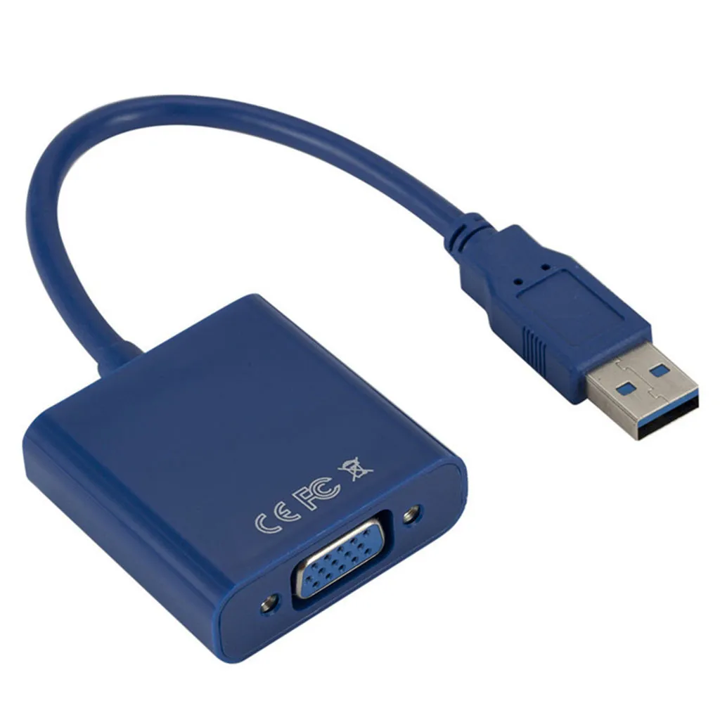 USB 3,0 на VGA адаптер мульти-дисплей видео конвертер HD 1080P внешняя видео карта