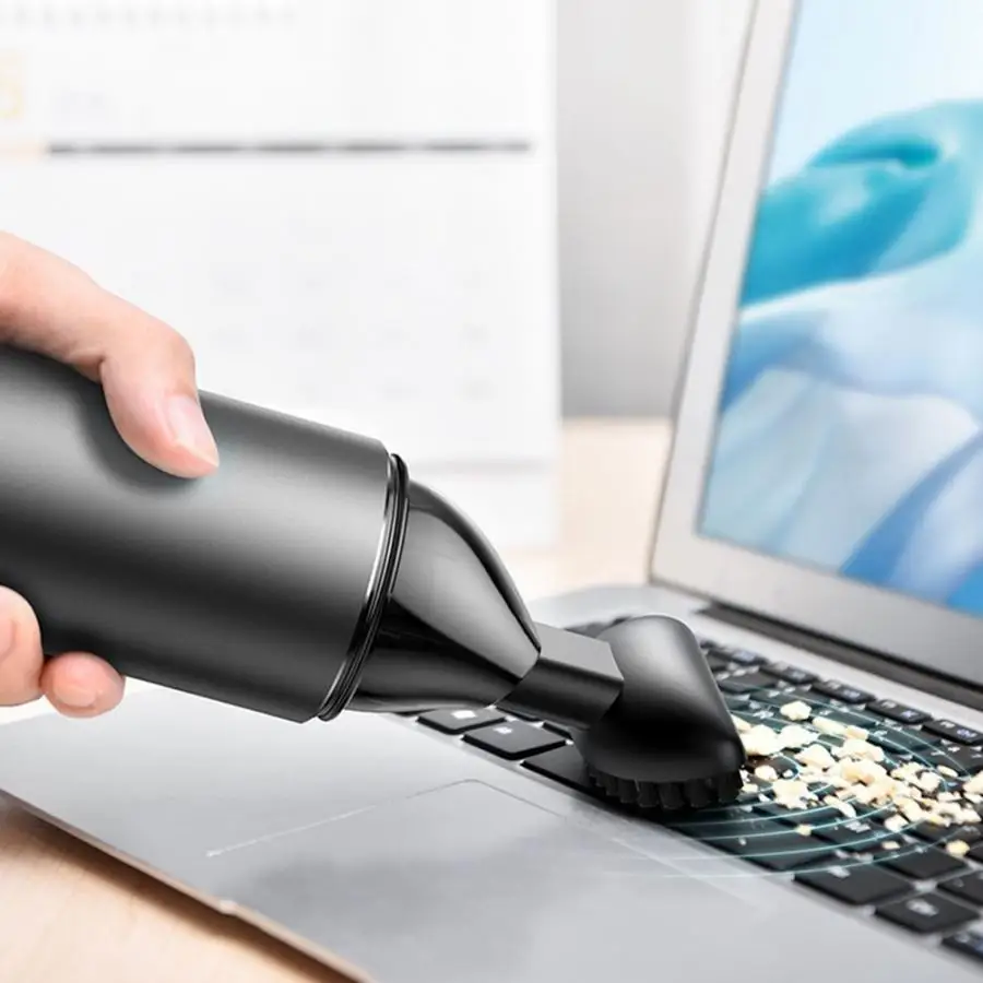 Мини-пылесос с usb зарядной щеткой, пылесборник с тремя головками, съемный автомобильный внутренний воздухоочиститель, инструмент для очистки пыли