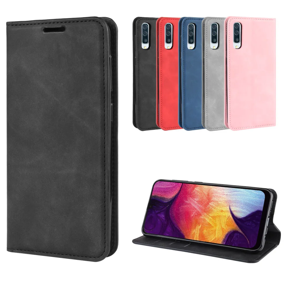 Кожаный чехол-книжка в стиле ретро для samsung A50, A30, A20, S10 Plus, чехол с магнитной застежкой, чехол-бумажник для samsung A50S, S11, чехол для телефона