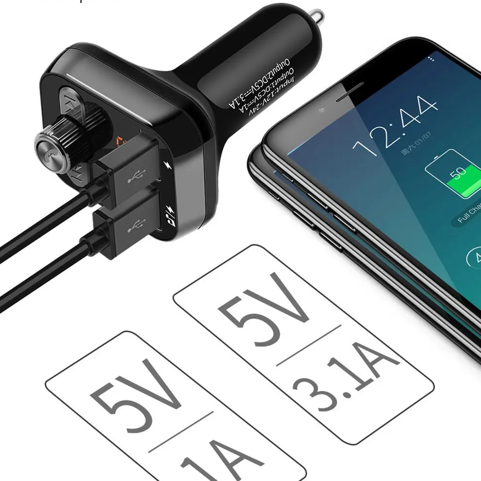 Авто MP3 плеер u-диск Тип Двойной сигарета с зарядкой от USB Зажигалка fm-передатчик Handsfree автомобильный комплект цифровой дисплей