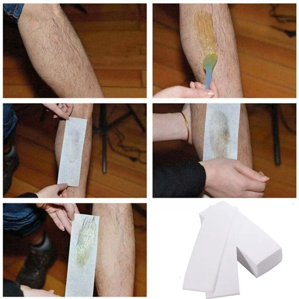 Disposable Hair Removal Wax Strips For Face Body Professional Thickened Non-woven Wax Textured Paper W6T4 6