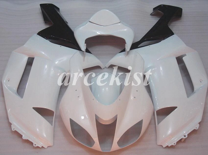 4 подарки Abs Обтекатели комплект подходит для kawasaki Ninja ZX6R 636 2007 2008 07 08 6R bodyкомплект кузова на заказ белый черный