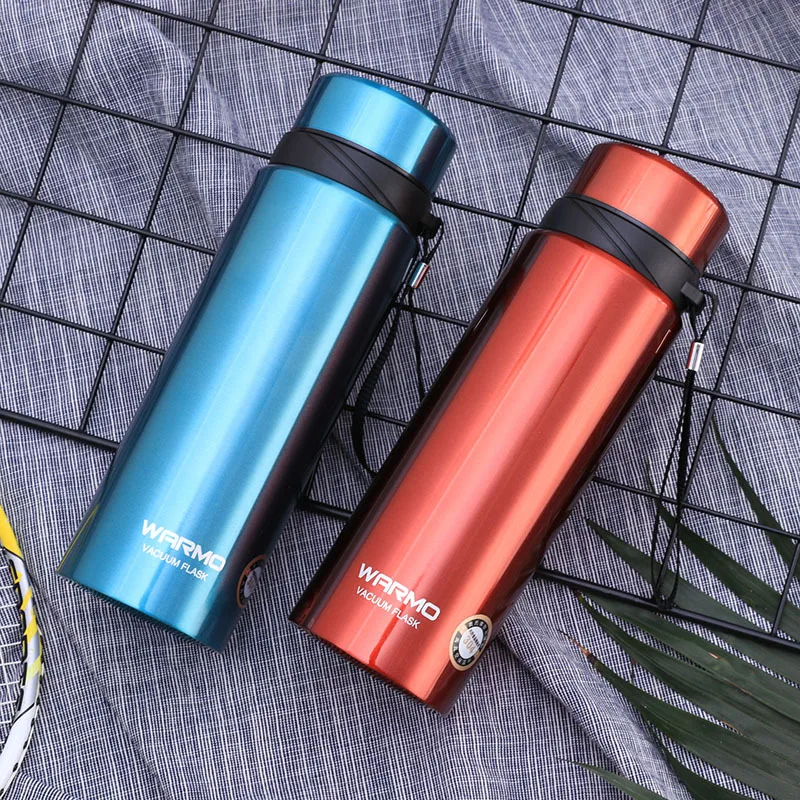 

Large-Volume 750 Ml Sports Bottle Insulated Stainless Steel Bottle Straight Cup Outdoor Mountain Climbing Travel Insulated Glass
