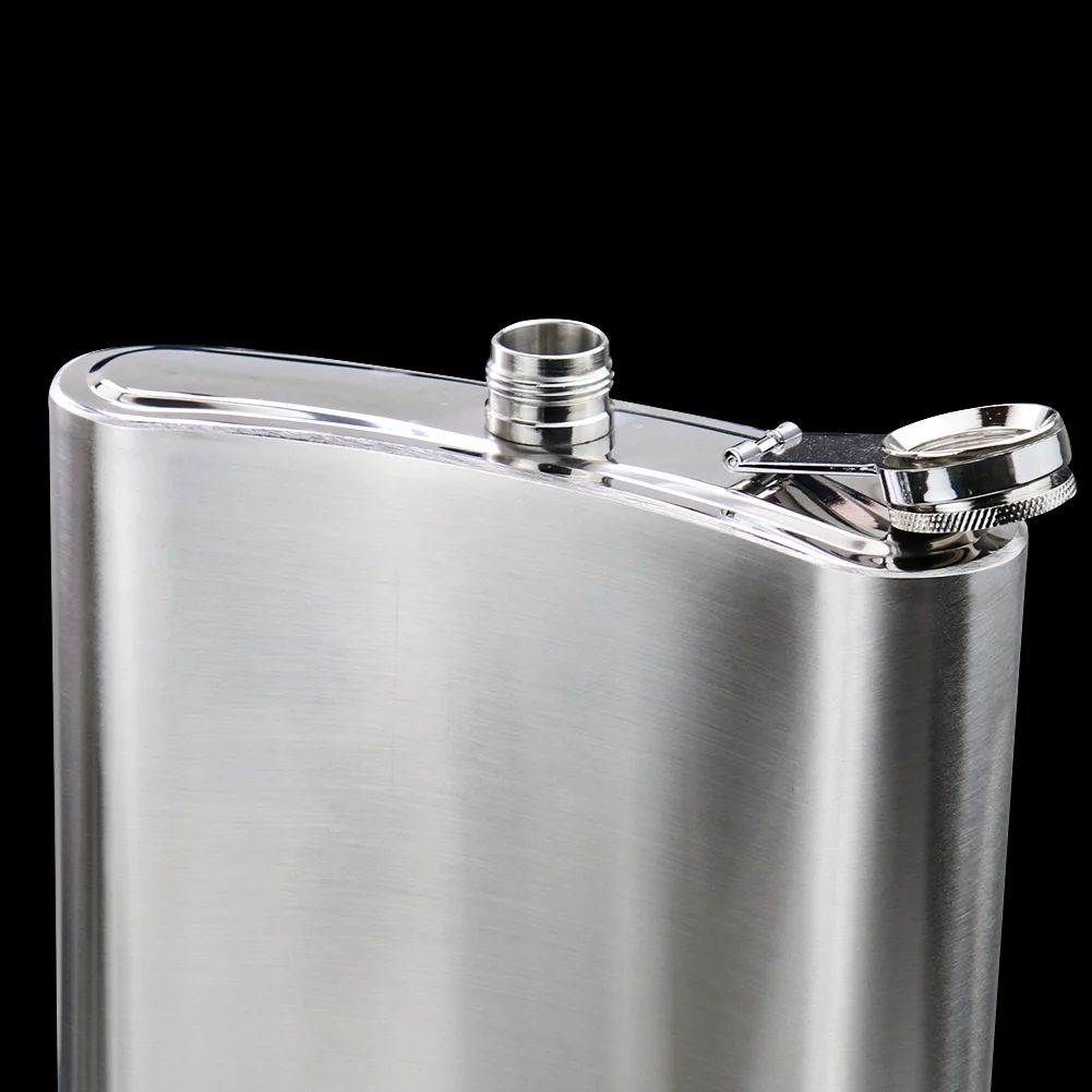 com estojo de couro Hip Flask, Whisky