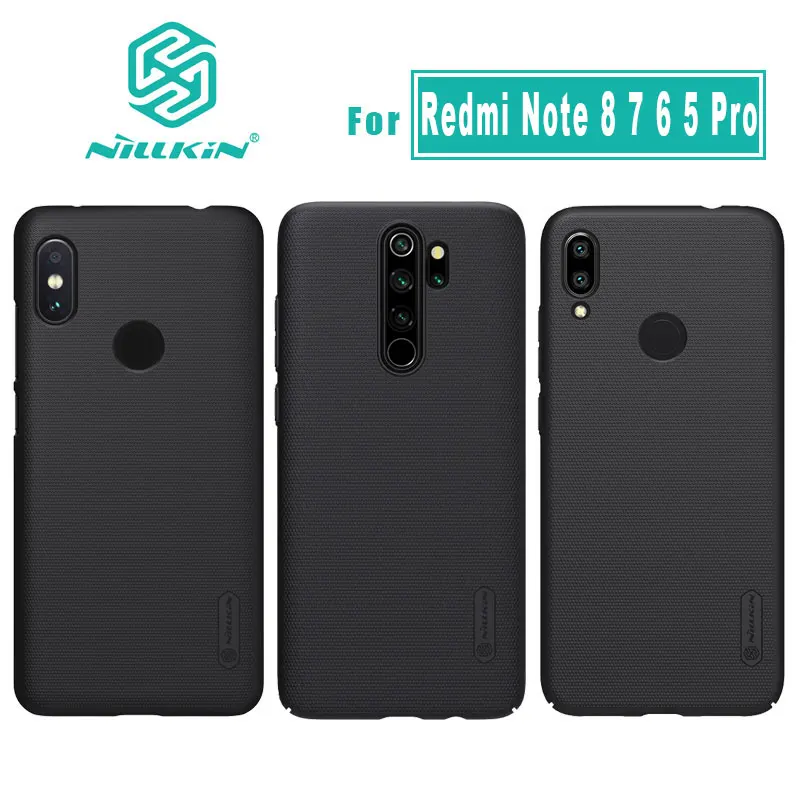 Чехол Nillkin для Xiaomi Redmi Note 8 7 Pro матовый чехол накладка из поликарбоната