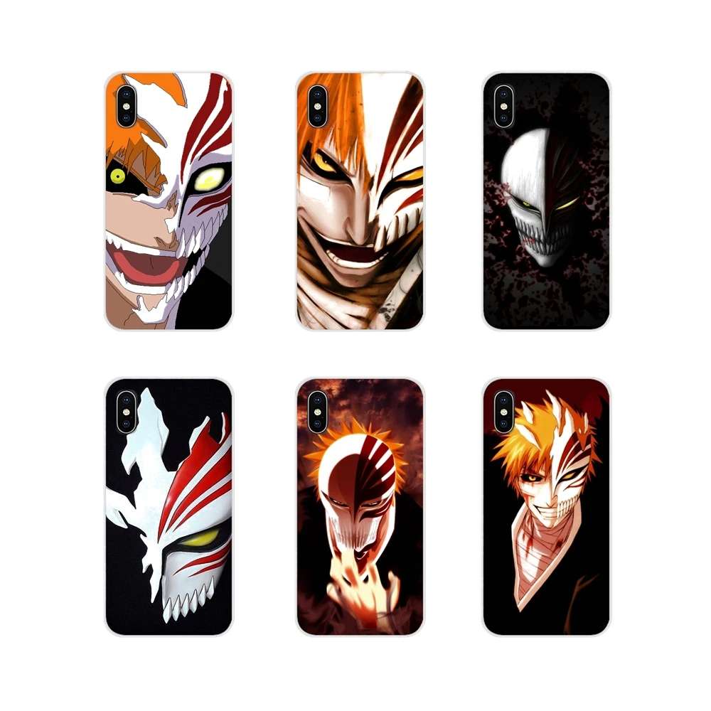 

For Huawei G7 G8 P7 P8 P9 P10 P20 P30 Lite Mini Pro P Smart Plus 2017 2018 2019 bleach ichigo hollow Mask Accessories Phone Case