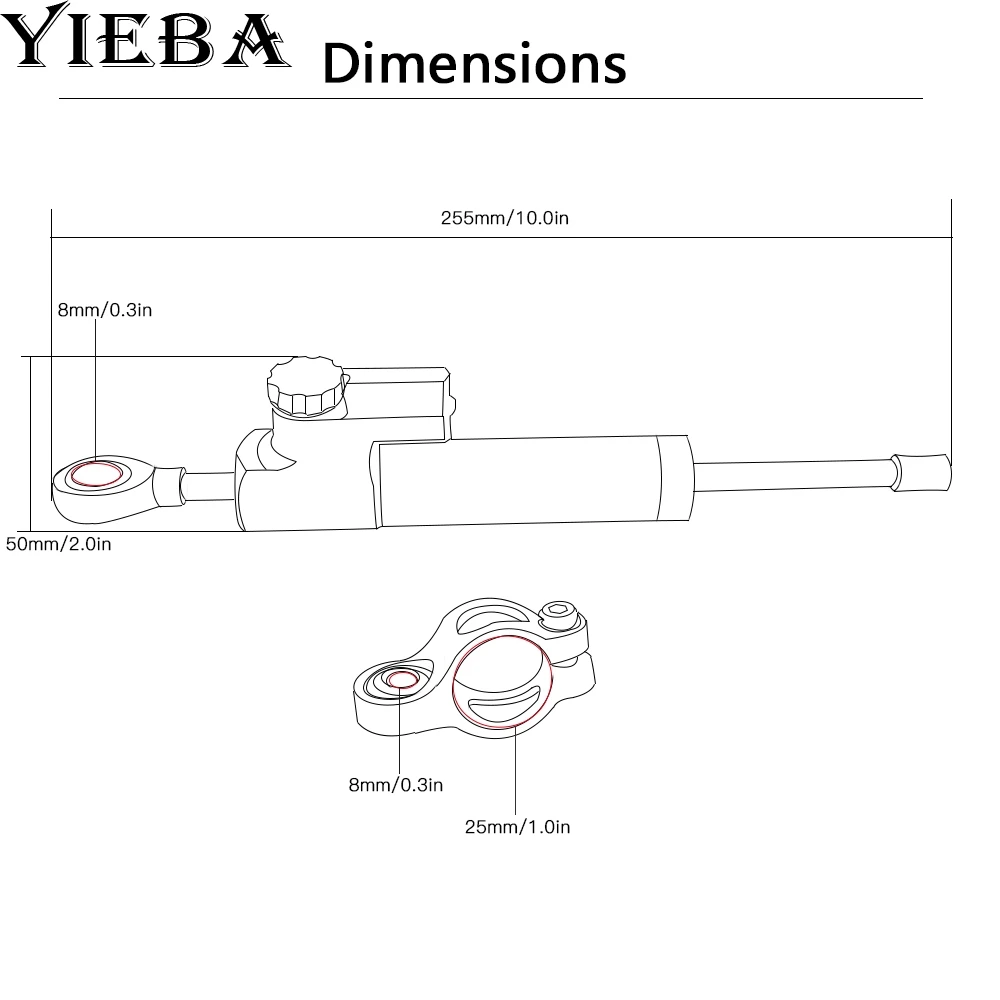 Для HONDA CBR929RR CBR 929RR 2000-2001 2000 2001 мотоцикл демпфер руля стабилизации безопасности Управление кронштейн Комплект мотоцикл