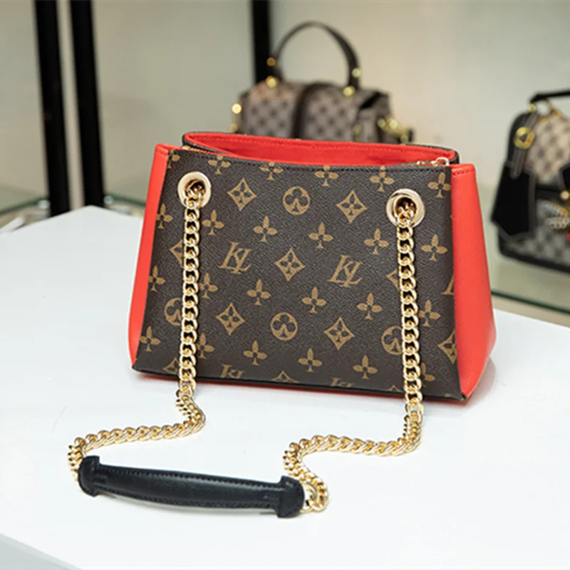 

Printed Pattern Crossbody Bag for Women 2020 New Fashion One Shoulder Messenger Chain Bag Ladies Luxury Brand Handbags Satchels