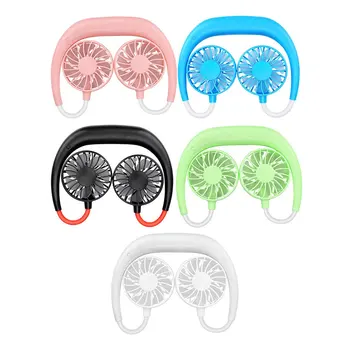 

Mini Hose Ladies Hanging Neck Fan Light Bracket Portable Air Cooler Cute Fan Creative Hanging Neck Fan