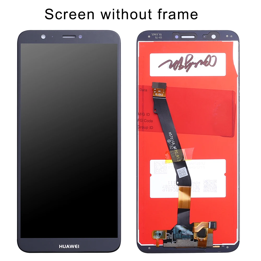 Продажа Huawei P Smart LCD дисплей сенсорный экран дигитайзер сборка для Huawei P Smart LCD с рамкой FIG LX1 L21 L22 замена экрана