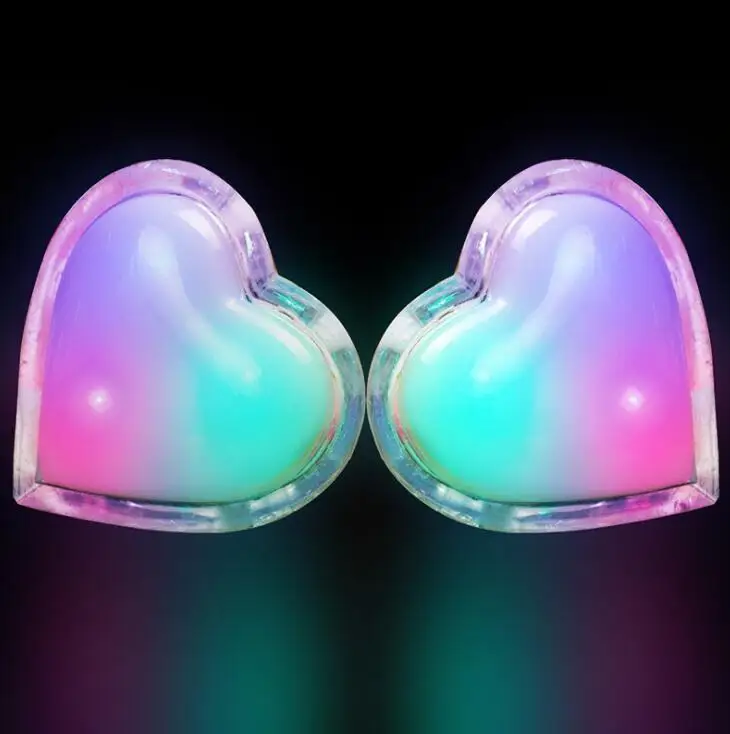 

LED heart Night Light Colorful Gradual Plug-in Night Light Cartoon Bedside Night Light