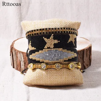 

Rttooas Fashion MIYUKI Beads Bracelets Women Handmade Loom Beaded Charm Bracelet Pulseras Mujer Moda 2020 Armband Accessories