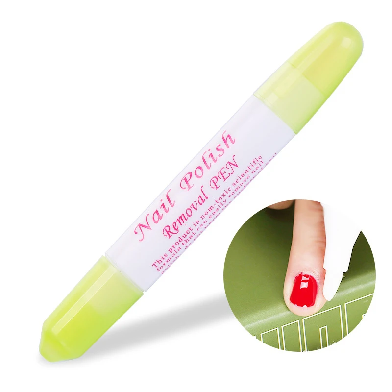 Гель для снятия лака для ногтей ручка для маникюра очиститель для ногтей Корректор лака ручка для удаления УФ-геля инструмент для удаления лака цвет случайный