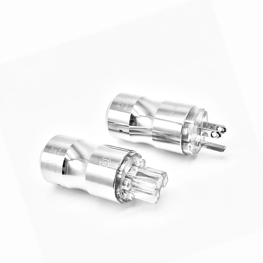 Colleimage Hi-end Hifi одна пара родиевое покрытие AU разъем питания HIFI шнур питания штекер IEC штекер