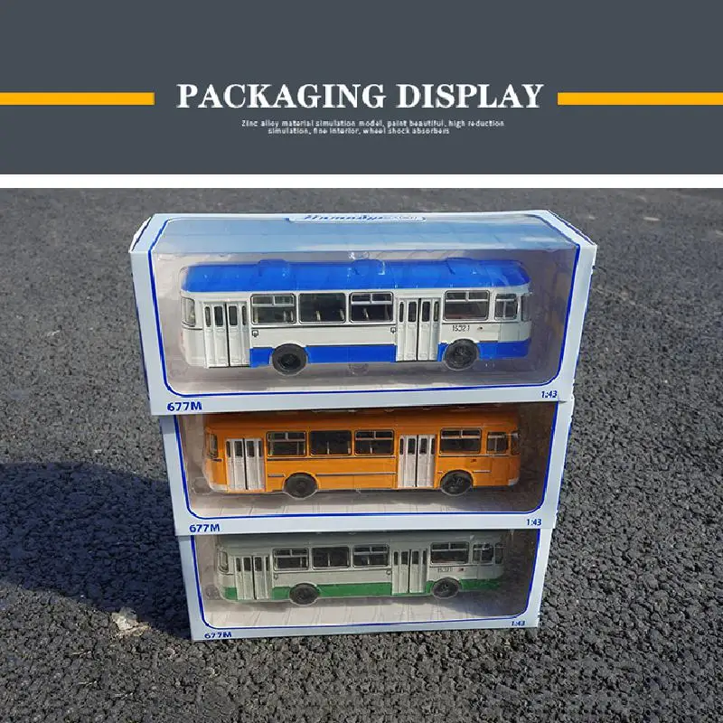 1:43 весы сплав автобус SSM LIAZ 677 м моделирование Металл Diecasts игрушка транспорт