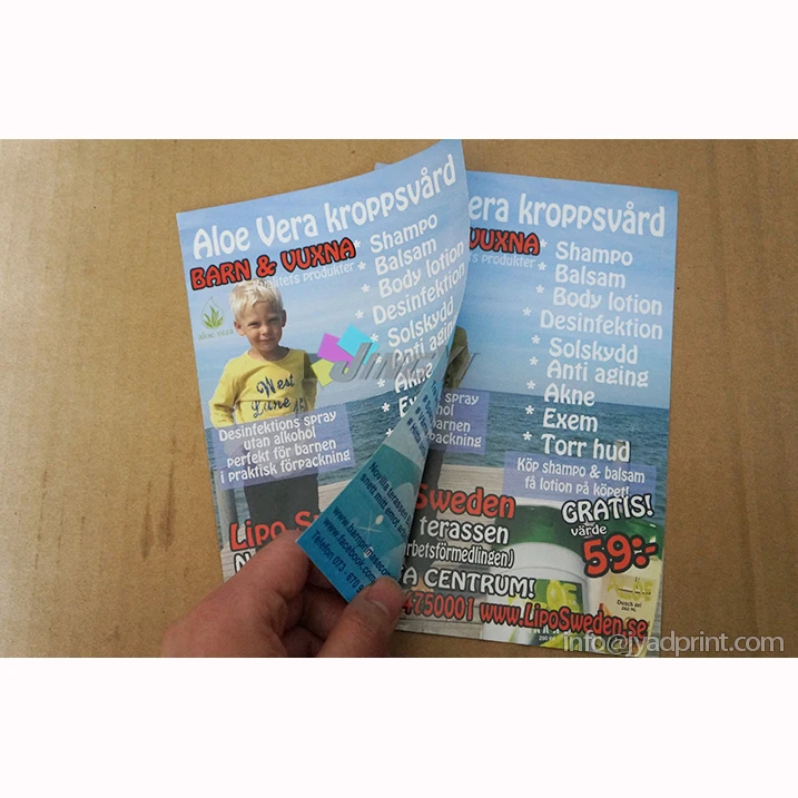 Пользовательские печатные листовки/буклеты/каталоги/брошюры|printing on waterproof