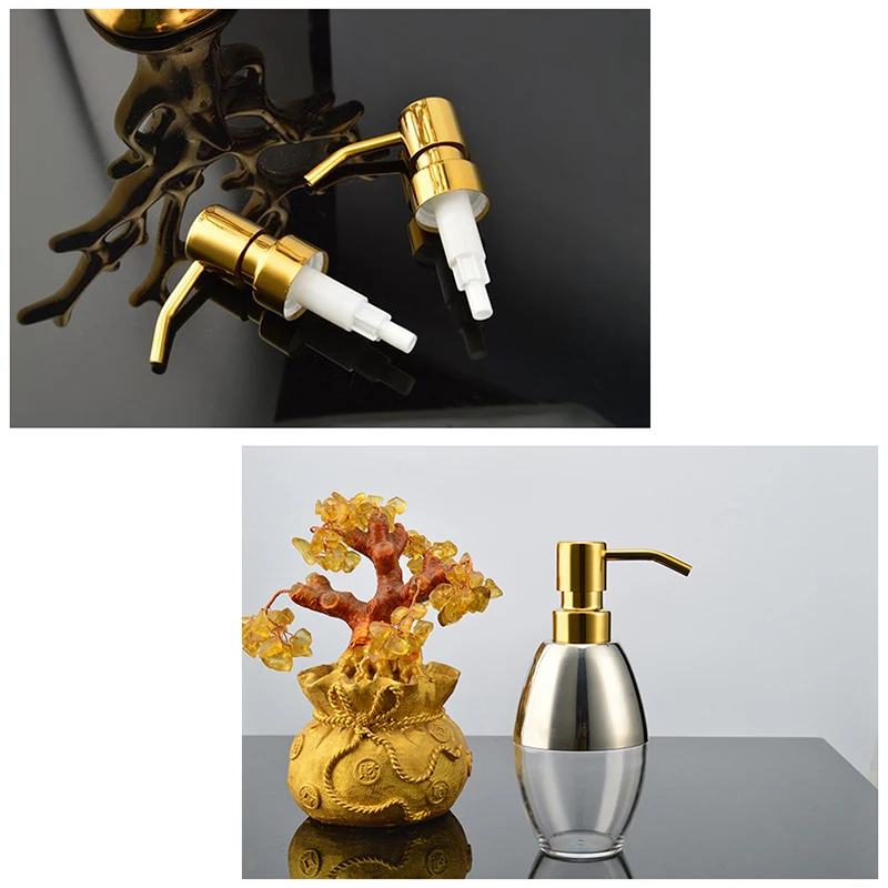 Bottle Pump Shower Nozzle Pump Head Shampoo Press Pump Spray Stainless Steel