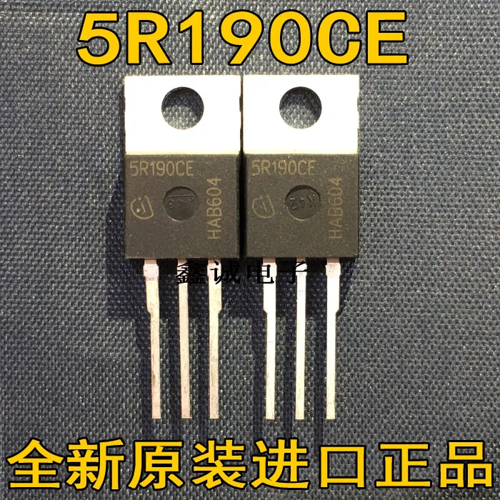 10 шт./лот 5R190CE IPP50R190CE-220 550V 24.8A