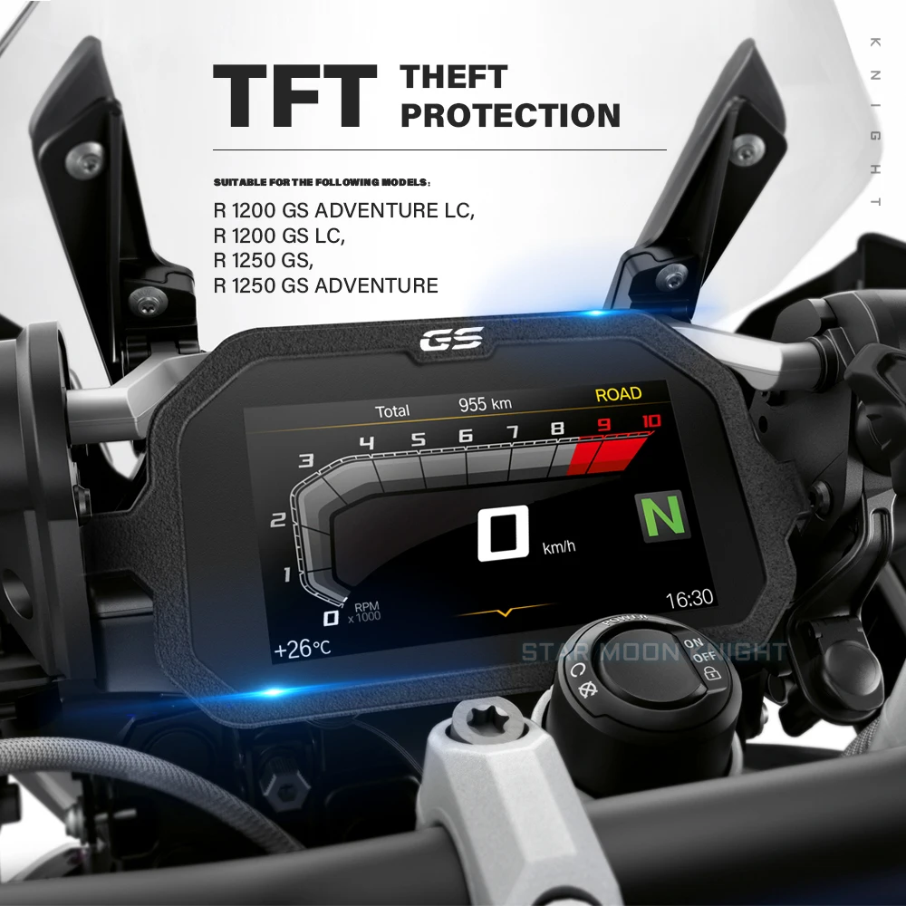 For BMW R1250GS R 1250 1200 GS Adventure R1200GS LC ADV Meter Frame Cover TFT Theft Protection Screen Protector Instrument Guard |