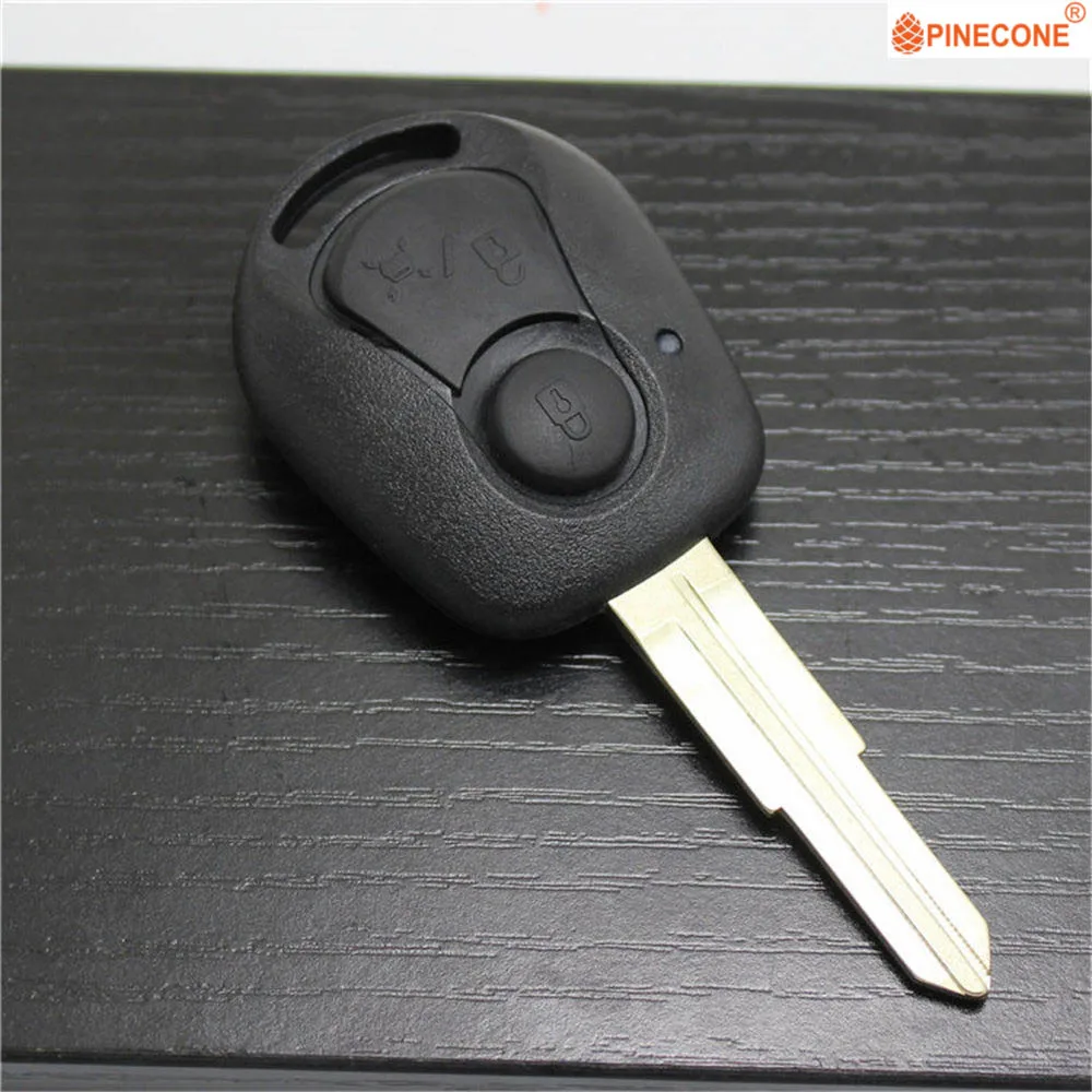 Чехол для ключей PINECONE для Ssangyong Actyon Rexton Kyron Chairman автомобильный брелок 2 кнопки замена пустой смарт-ключ крышка корпуса