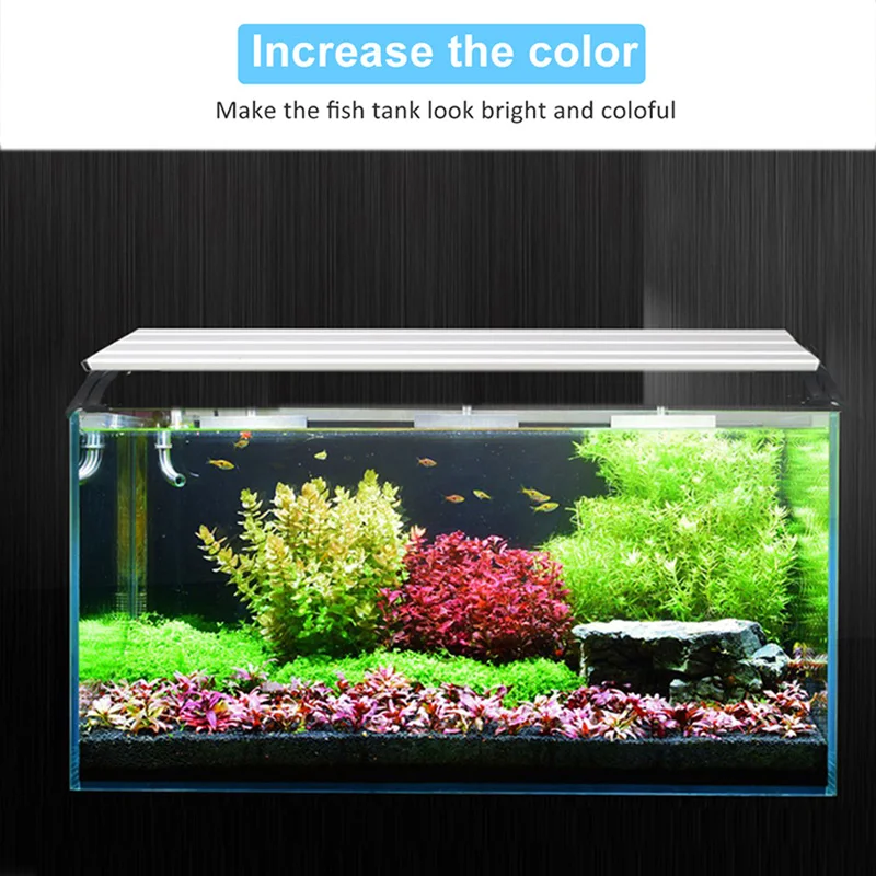  Aquarium Light RGB Fish Tank Lamp LED Lighting Fishing Tank 20-65CM Led Planted With Timer Aquatic  - 4000167754673