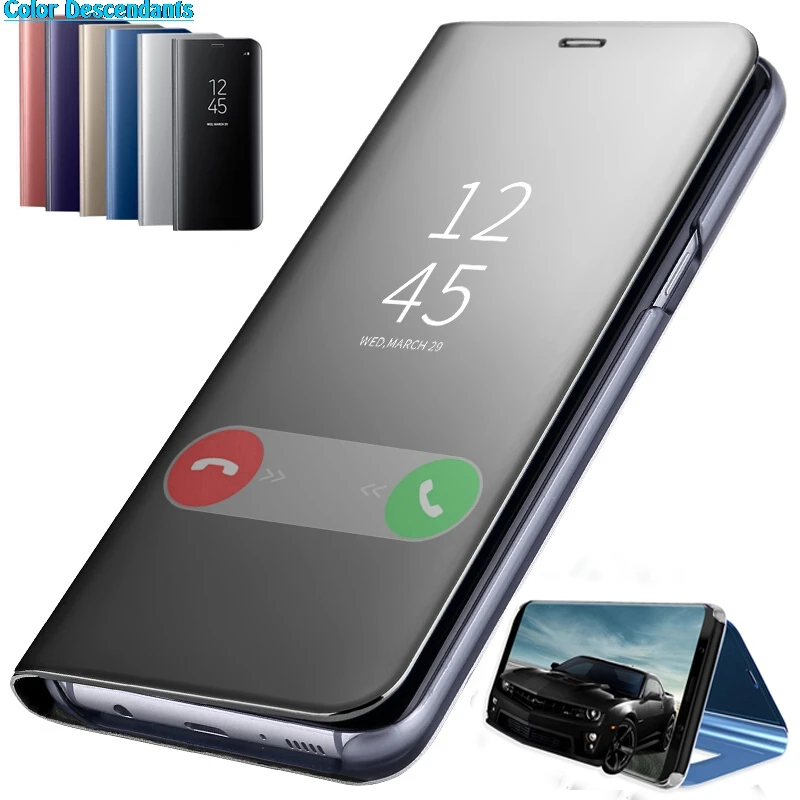 

Mirror Flip Case For Huawei P30 Pro Mate 20 Lite X 20X Shockproof Luxury Back Cover On Honor 8A 8C 8X 8S 7S 10 Lite Play Cases