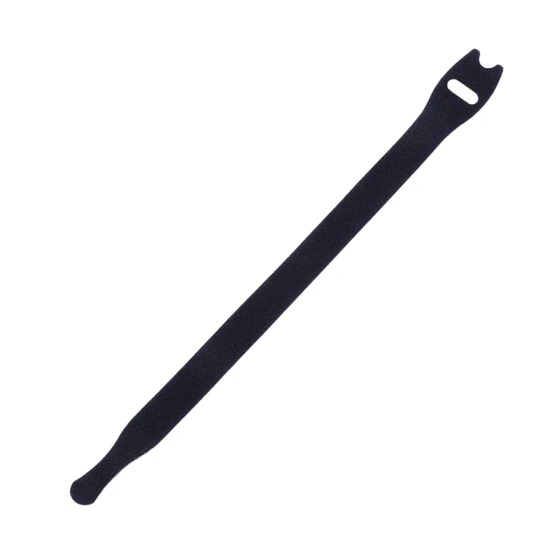 100 Pcs Reusable Cable Ties Wire Wrap,Adjustable Belt Fastener Cable Manager,Fastening Hook And Ring 8 Inch(Black