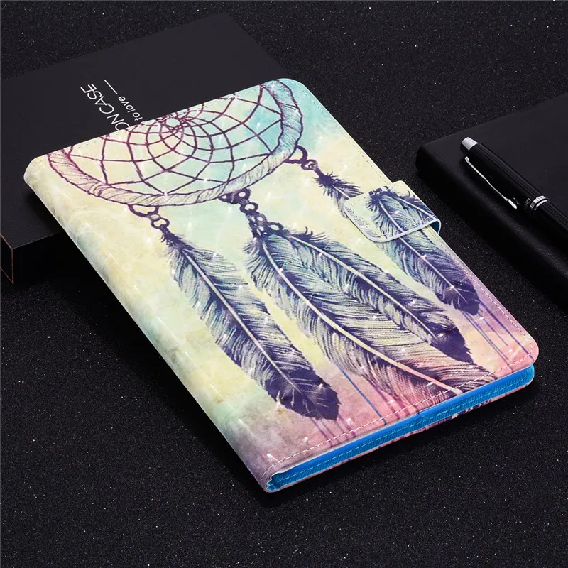 AS picture Чехол для iPad pro 11 мягкий чехол для задней панели 3D окрашенный кожаный защитный чехол смарт-кошелек чехол для Apple iPad 11 дюймов Pro Чехол - Цвет: AS picture