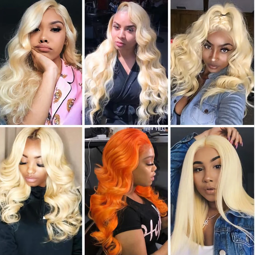 613-Blonde-Bundles-Body-Wave-30-32-inch-Brazilian-Hair-Weave-Bundles-100-Remy-Human-Hair