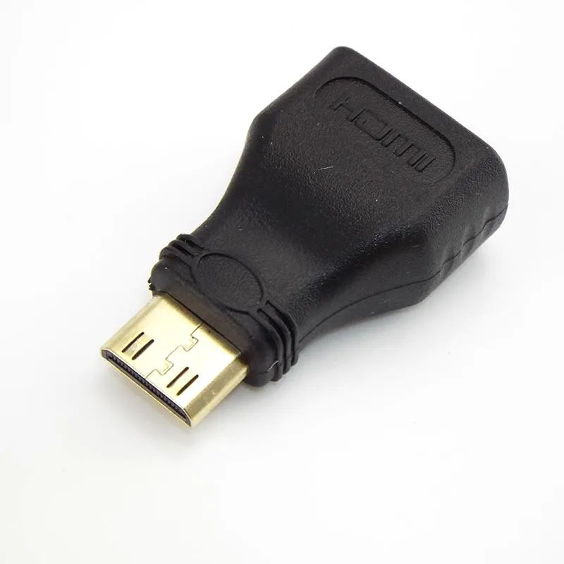 Standard-Extension Cable-Adapter Convertor Hdmi-Compatible-Converter Female Mini Gold-Plated