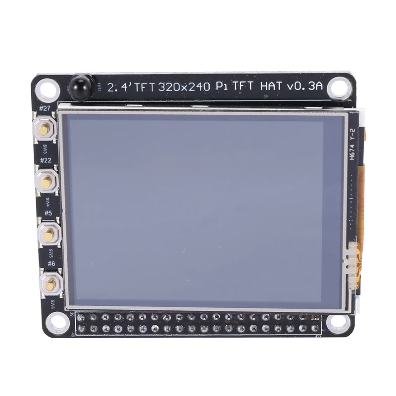 2 4 дюймовый экран X TFT-экран ЖК-дисплей с кнопками ИК-датчик для Raspberry Pi 4B/3B/2B +/ |