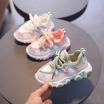 

Baby Toddler Shoes Children White Shoes Fashion Kids Soft Bottom Sport Shoes Kids Running Sneakers For Baby Hot Casual Shoes