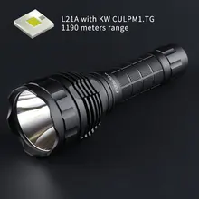 Convoy L21A with KW CULPM1.TG 8A driver ,1190 meters range, 21700 flashlight, torch,