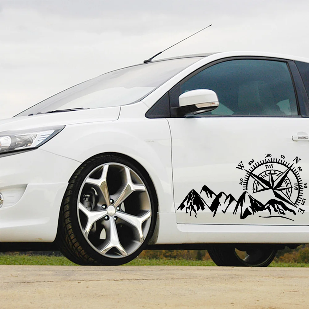 Размер Lage горный компас автомобильная наклейка для кузова автомобиля окна