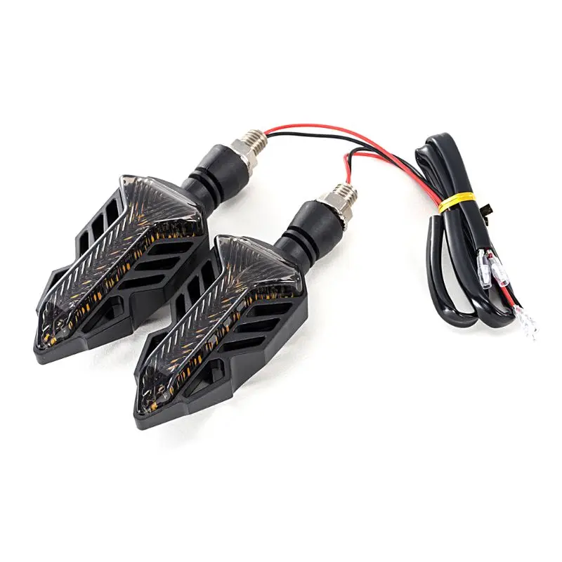 

1 Pair Motorcycle Universal 13 LED Turn Signal Lights Amber Lamp Left Right Signals Indicators For Honda
