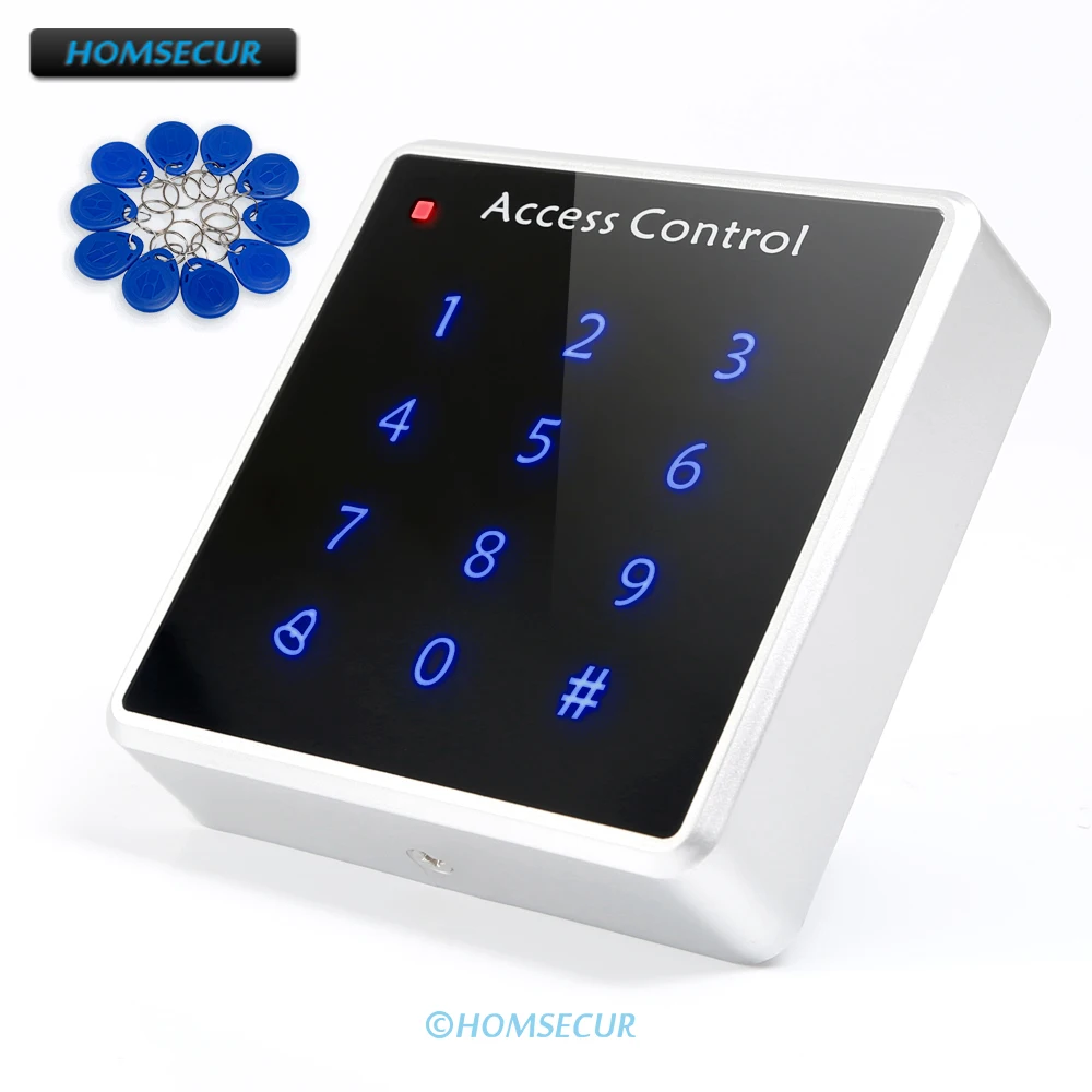 HOMSECUR дверной RFID считыватель ID карт клавиатура контроля доступа + брелки для