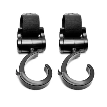 

2 Pcs Baby stroller hook clips general strong Hooks Strap hanger baby stroller accessories hook hanger baby carriage
