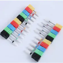 Ceramic Nail Drill Bits Manicure Machine Accessories Milling Cutter Rotary Burr Electric Nail Files Grinding Head Nail Art Tools