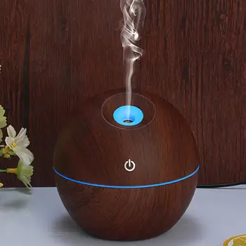 

USB Aroma Essential Oil Diffuser Ultrasonic Cool Mist Humidifier Air Purifier 7 Color Change LED Night light for Office Home