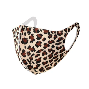 

Fashional 3D Leopard Pattern Breathable Mouth Mask Multiple Specifications Face Mask